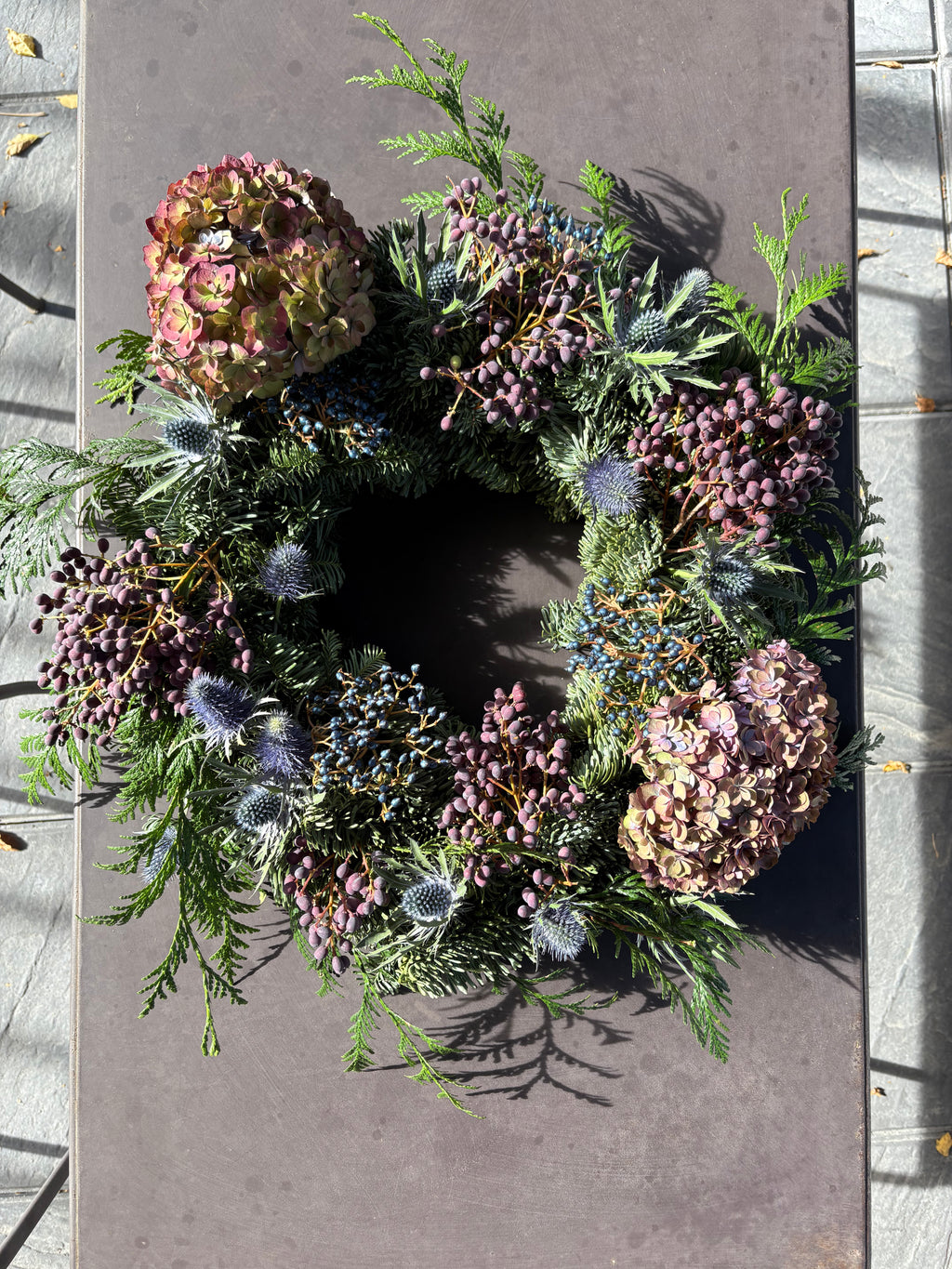 Corona Adviento 'Azul de Levante'