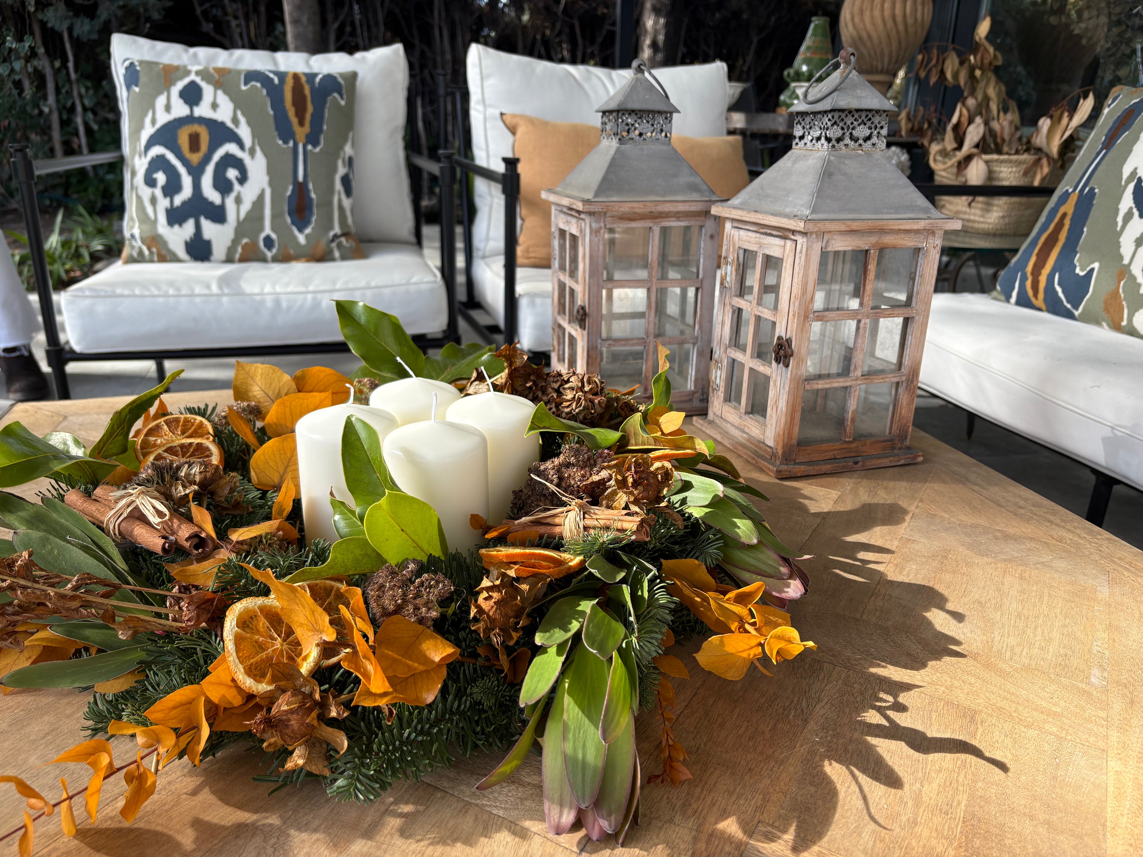 Corona Adviento 'Patio de los Naranjos'