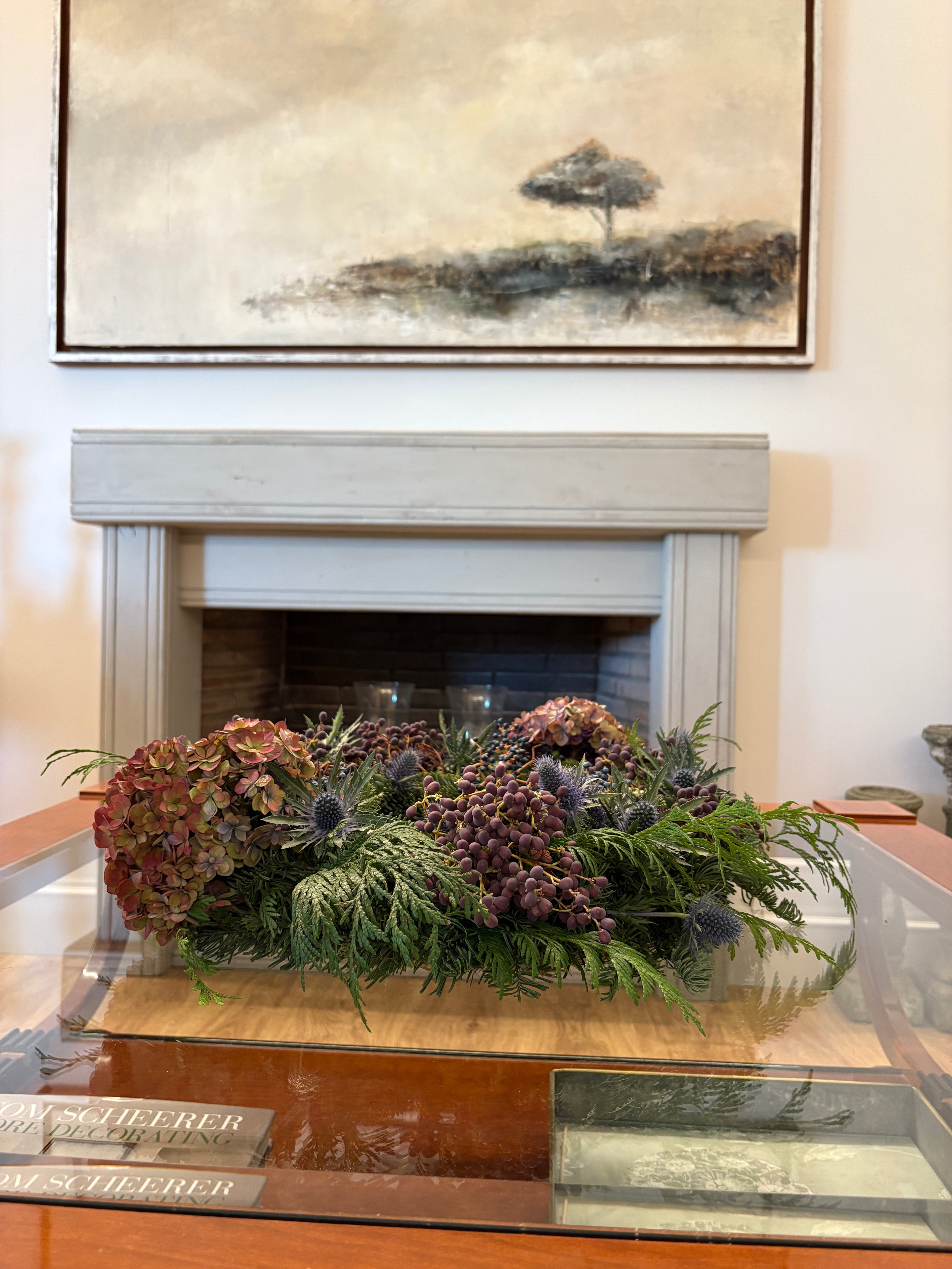 Corona Adviento 'Azul de Levante'