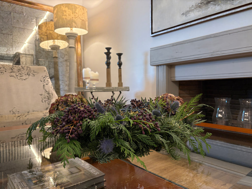 Corona Adviento 'Azul de Levante'