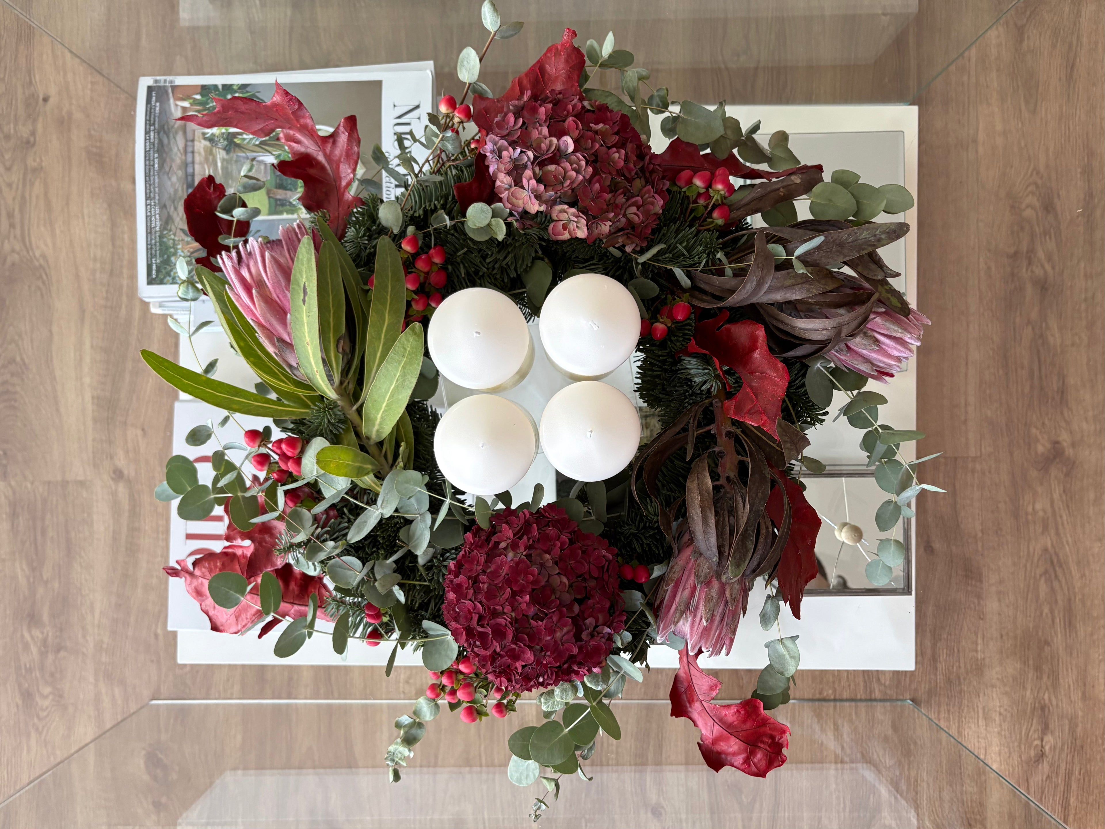 Corona Adviento 'Rojo Capote'